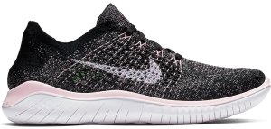Nike  Free RN Flyknit 2018 Black Pink Foam (W) Black/Pink Foam-White (942839-007)