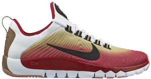 Nike  Free TR 5.0 Jerry Rice White/Black-Challenge Red-Gum Medium Brown (644682-199)