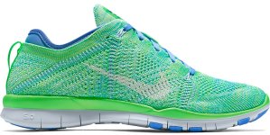 Nike  Free TR Flyknit Voltage Green Chalk Blue (W) Voltage Green/White-Chalk Blue-Deep Royal Blue (718785-301)