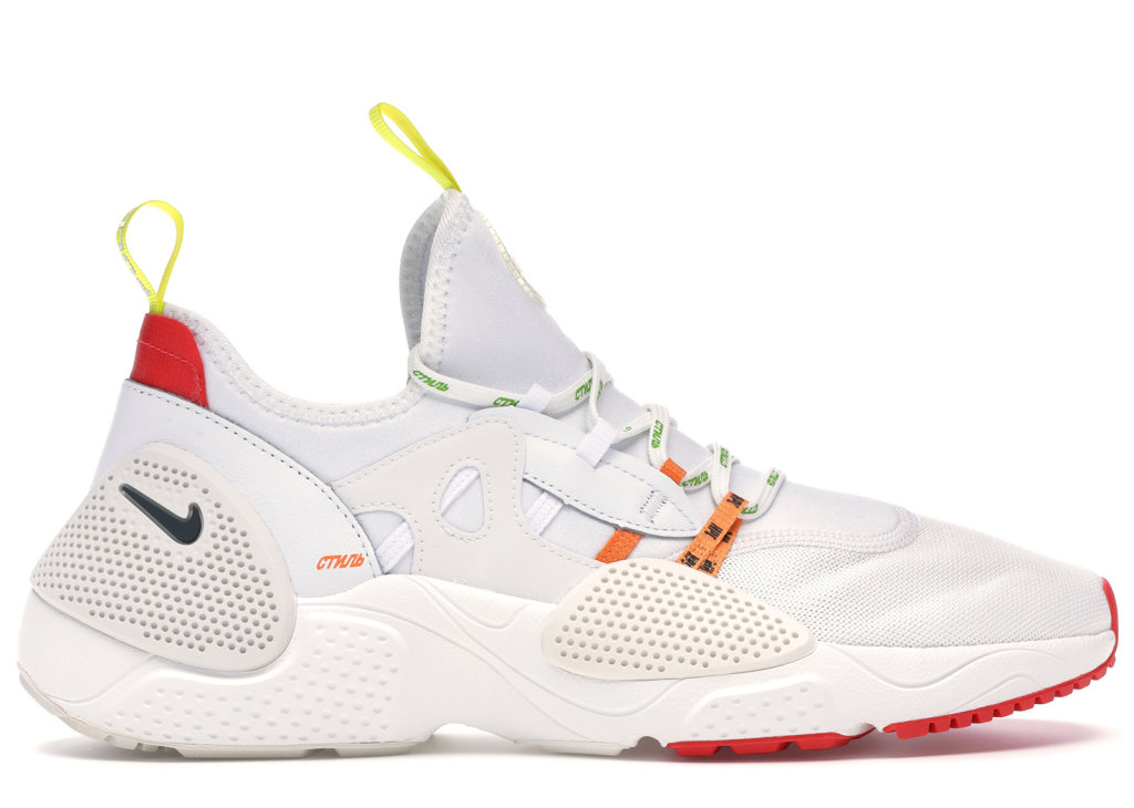 Nike Huarache Edge Heron Preston White White/Grey-Yellow-Red (CD5779 100)