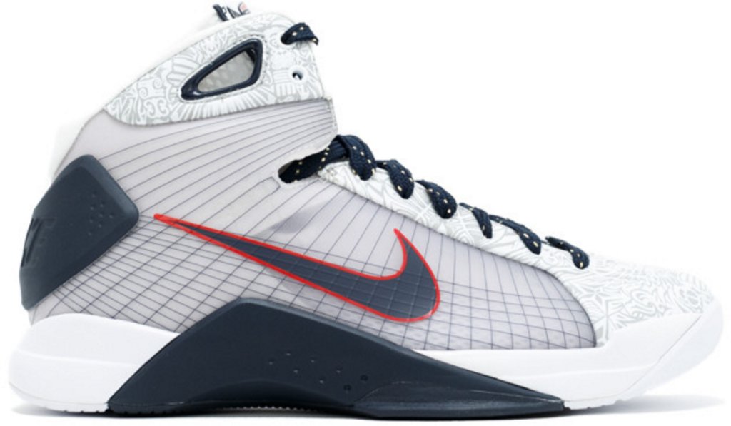 Nike Hyperdunk 08 United We Rise (2008) White/Dark Obsidian (333490-141)