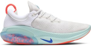 Nike Joyride Run Flyknit White Bright Mango Racer Blue (W) White/Platinum Tint-Bright Mango-Racer Blue (AQ2731-100)