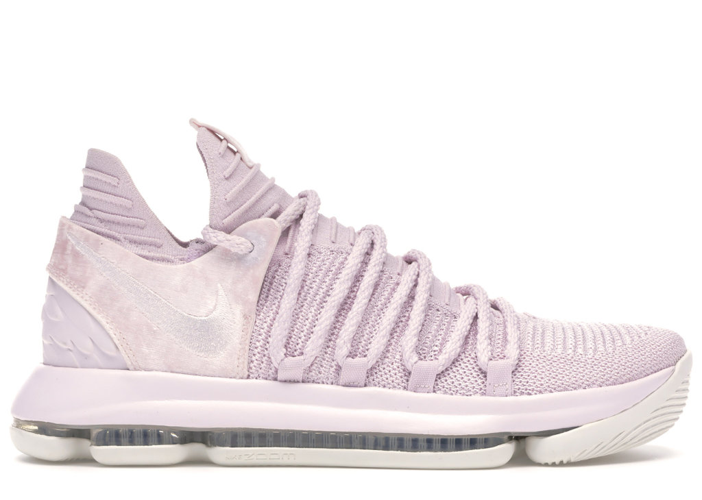 Nike KD 10 Aunt Pearl Pearl Pink/White-Sail (AQ4110-600)