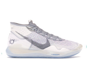 Nike  KD 12 White Wolf Grey White/Wolf Grey-Black (CK1195-101)