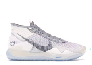 Nike KD 12 White Wolf Grey White/Wolf Grey-Black (CK1195-101)