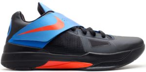 Nike  KD 4 Away Black/Team Orange-Photo Blue (473679-001)