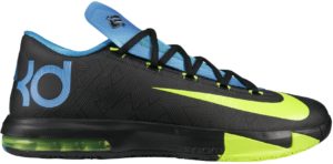 Nike  KD 6 Away II Black/Volt-Vivid Blue-Dark Grey (599424-010)
