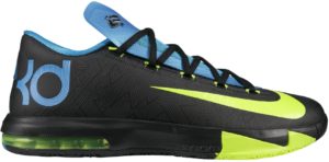 Nike KD 6 Away II Black/Volt-Vivid Blue-Dark Grey (599424-010)