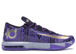 Nike  KD 6 BHM Purple Venom/Metallic Gold-Purple Dynasty (646742-500)