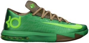 Nike  KD 6 Bamboo Gamma Green/Flash Lime-Linen-Raw Umber (599424-301)