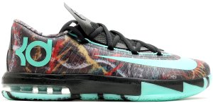 Nike KD 6 NOLA Gumbo League Illusion (GS) Multi-Color/Green Glow-Black (599477-900)