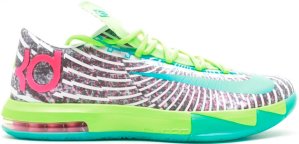 Nike  KD 6 Supreme D.C. Preheat Gamma Blue/Dusty Grey-Flash Lime (618216-400)