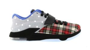 Nike  KD 7 EXT Plaid & Polka Dot University Red/Black-White (726439-600)