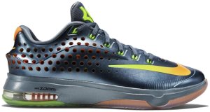 Nike KD 7 Elite Team Pack Blue Graphite/Bright Citrus-Dove Grey-Volt (724349-478)