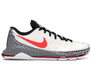 Nike  KD 8 Christmas White/Black-Bright Crimson (822948-106)