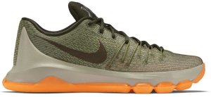 Nike KD 8 Easy Euro Grey/Squadron Green-Alligator-Bright Citrus (749375-033)