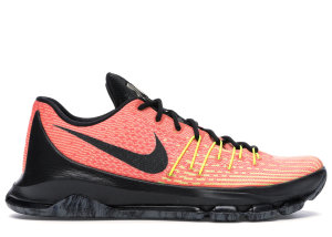 Nike  KD 8 Hunt’s Hill Sunrise Total Orange/Black-Volt-Bright Crimson-Dark Grey (749375-807)