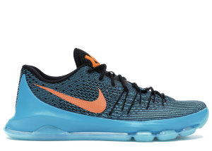 Nike  KD 8 OKC Blue Lagoon/Bright Citrus-Black-Tide Pool Blue (749375-480)