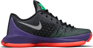 Nike  KD 8 Vinary Black/White-Green Shock-Hyper Orange (749375-013)