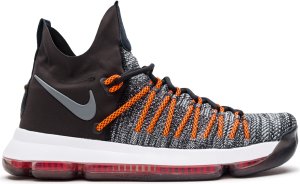 Nike KD 9 Elite Dark Grey Hyper Orange Black/White-Dark Grey-Hyper Orange (878637-010)