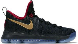 Nike KD 9 Gold Medal Dark Obsidian/Metallic Gold (843396-470)
