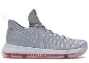 Nike  KD 9 Pre-Heat Wolf Grey/Multi-Color (843396-090)