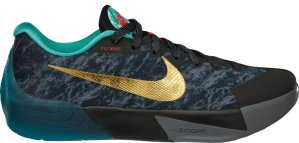 Nike  KD Trey 5 II China Wolf Grey/Diffused Jade-Clear Grey-Metallic Gold (683275-030)