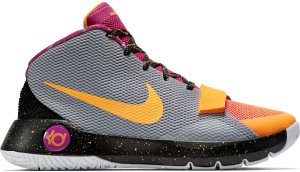 Nike  KD Trey 5 III Rise Flat Silver/Bright Magenta-Metallic Clear-Black-Laser Orange (812570-090)