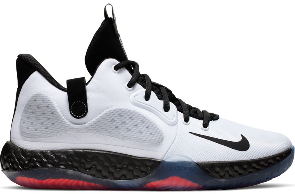 Nike KD Trey 5 VII White Bright Crimson Black White/Wolf Grey-Bright Crimson-Black (AT1200-100)