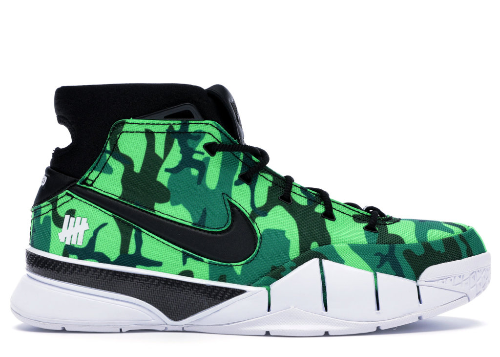 Nike Kobe 1 Protro Undefeated Green Camo (Silver Lake) Multi-Color/Black-Rage Green (BV1207-903)