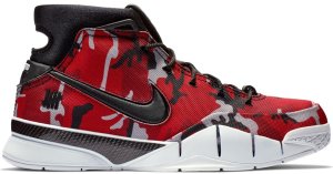 Nike  Kobe 1 Protro Undefeated Red Camo (Santa Monica) Multi-Color/Black-University Red (BV1207-900)