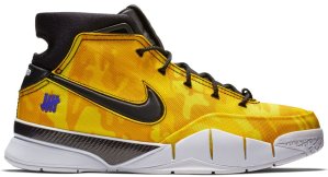 Nike  Kobe 1 Protro Undefeated Yellow Camo (La Brea) Multi-Color/Black-University Gold (BV1207-901)