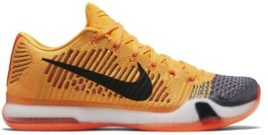 Nike  Kobe 10 Elite Chester Total Orange/Black-Laser Orange-Tumbled Grey (747212-818)