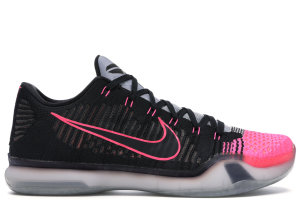 Nike  Kobe 10 Elite Mambacurial Black/Black-Wolf Grey-Pink Flash (747212-010)