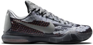 Nike  Kobe 10 Pain Tumbled Grey/Night Silver-White-Black (705317-001)
