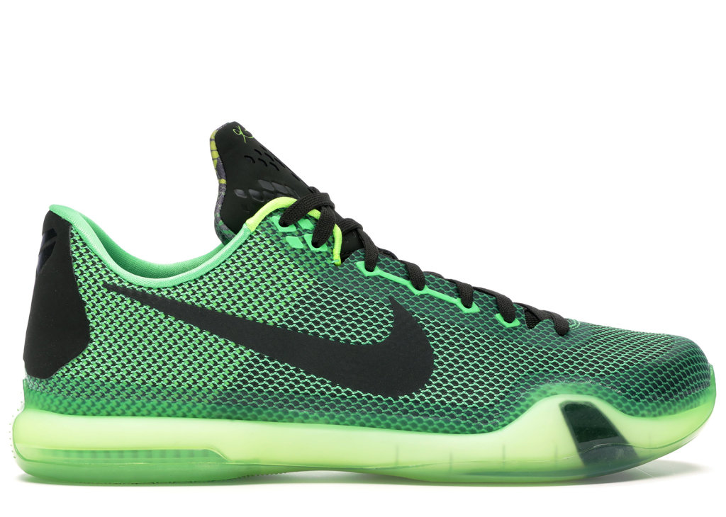 Nike Kobe 10 Vino Poison Green/Sequoia-Squadron Green-Volt (705317-333)