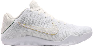 Nike  Kobe 11 Elite Low Brazil White/White-Hyper Cobalt (889870-114)