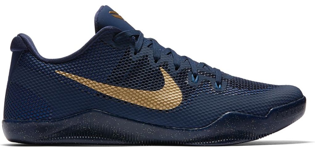 Nike Kobe 11 EM Low Philippines Deep Royal Blue/Metallic Gold-Fountain Blue (836183-447)