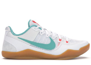 Nike  Kobe 11 EM Low Summer Pack White/Washed Teal-Bright Crimson (836183-103)