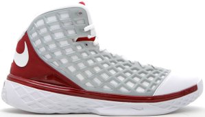 Nike  Kobe 3 Ace White/White-Metallic Silver-Team Red (318090-111)