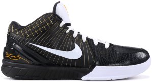 Nike  Kobe 4 Del Sol Black/White-Del Sol (344335-011)