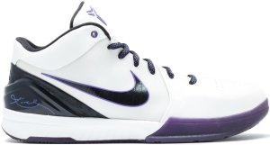 Nike Kobe 4 Inline White/Black-Varsity Purple (344335-101)