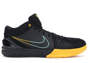 Nike  Kobe 4 Protro FTB Snake Black/Aurora Green-University Gold (AV6339-002)