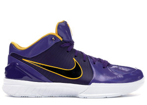 Nike  Kobe 4 Protro Undefeated Los Angeles Lakers Purple/University Gold-White (CQ3869-500)
