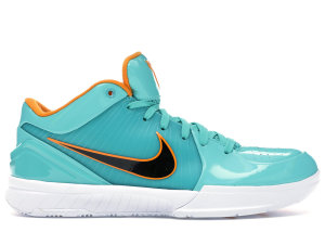 Nike  Kobe 4 Protro Undefeated San Antonio Spurs Hyper Teal/Mango-White (CQ3869-300)