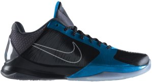 Nike Kobe 5 Dark Knight Black/Black-Dark Grey-Neptune Blue (386429-001)