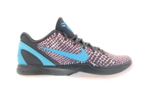 Nike Kobe 6 ASG Hollywood 3D Dark Grey/Chlorine Blue-Daring Red (448693-001)