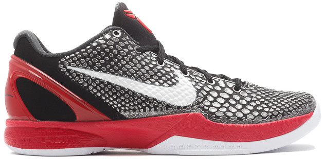 Nike Kobe 6 Bred Black/White-Varsity Red (429659-001)