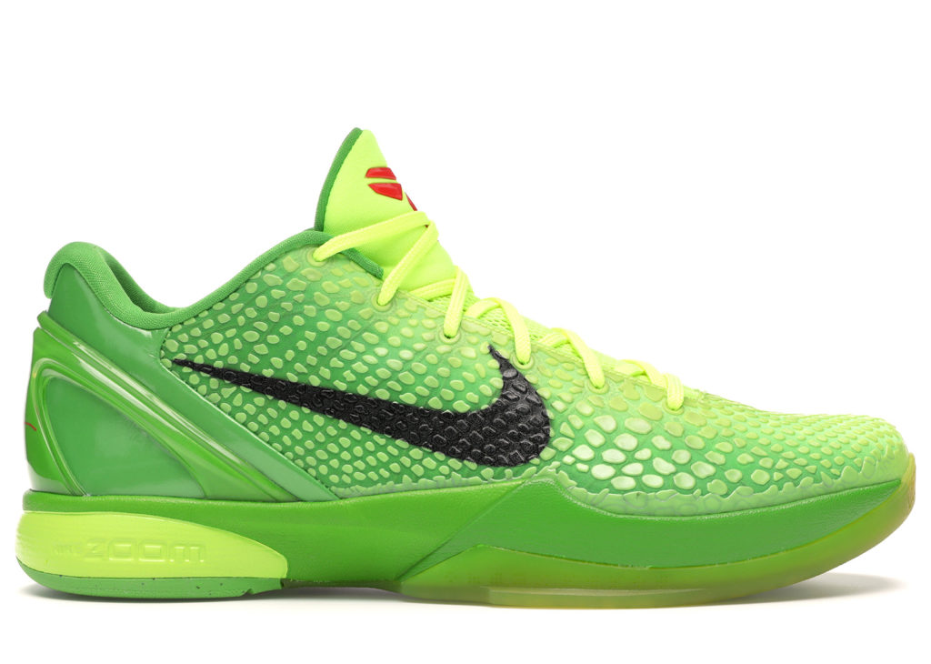 Nike Kobe 6 Grinch Lime Green/Varsity Red/Black (429659-701)