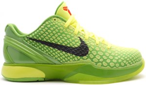 Nike Kobe 6 Grinch (GS) Volt/Black-Green Apple-Crimson (429913-300)